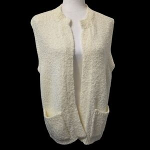 Vintage Lady Lilly Women's Cream Sweater Vest